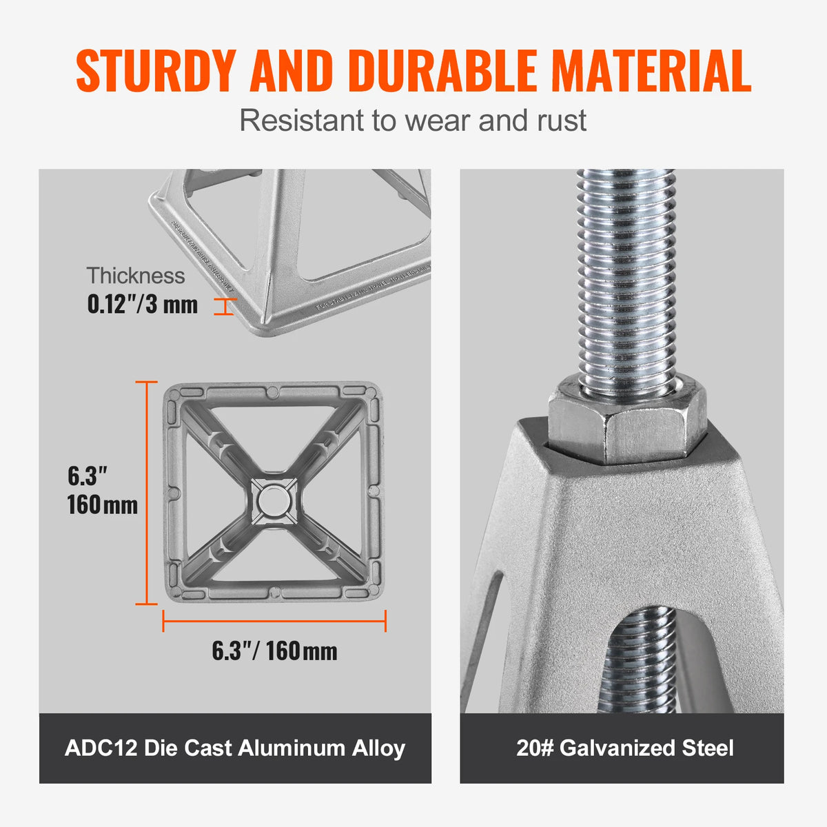 SucceBuy Aluminum RV Stabilizer Jacks For Travel Trailer Camper