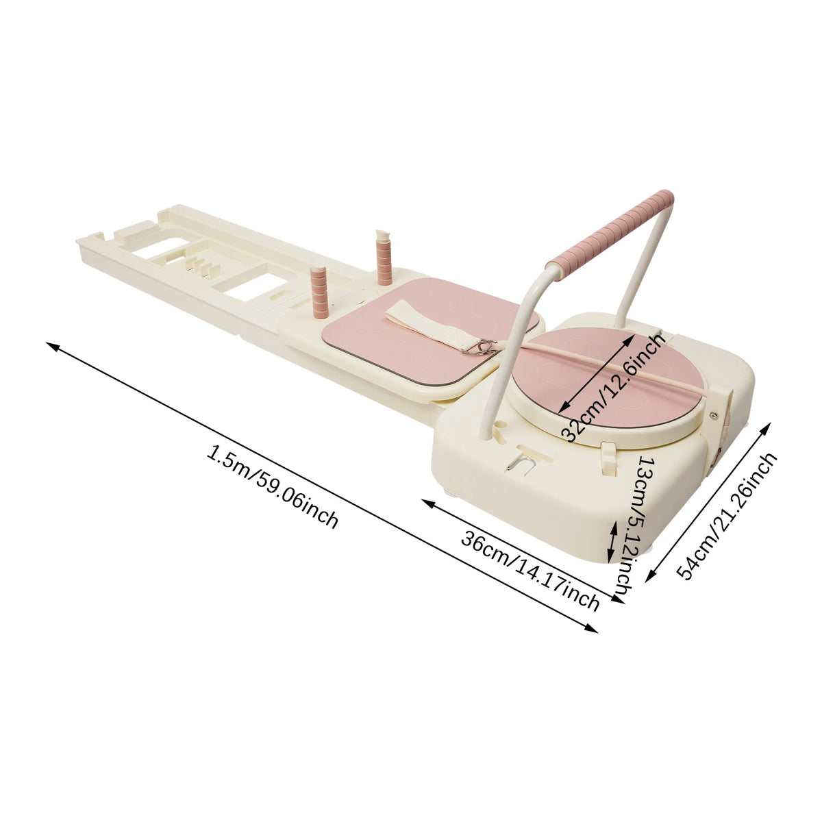 Foldable Pilates Exercise Board For Home Gym Core Strength Training