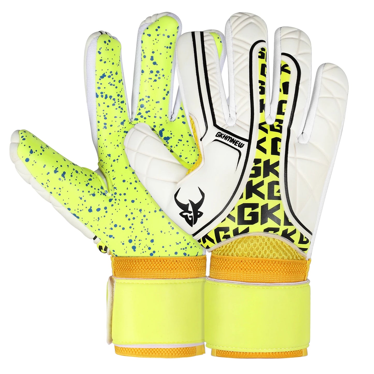 GKHMNEW Premium Knit Palm Soccer Goalkeeper Gloves
