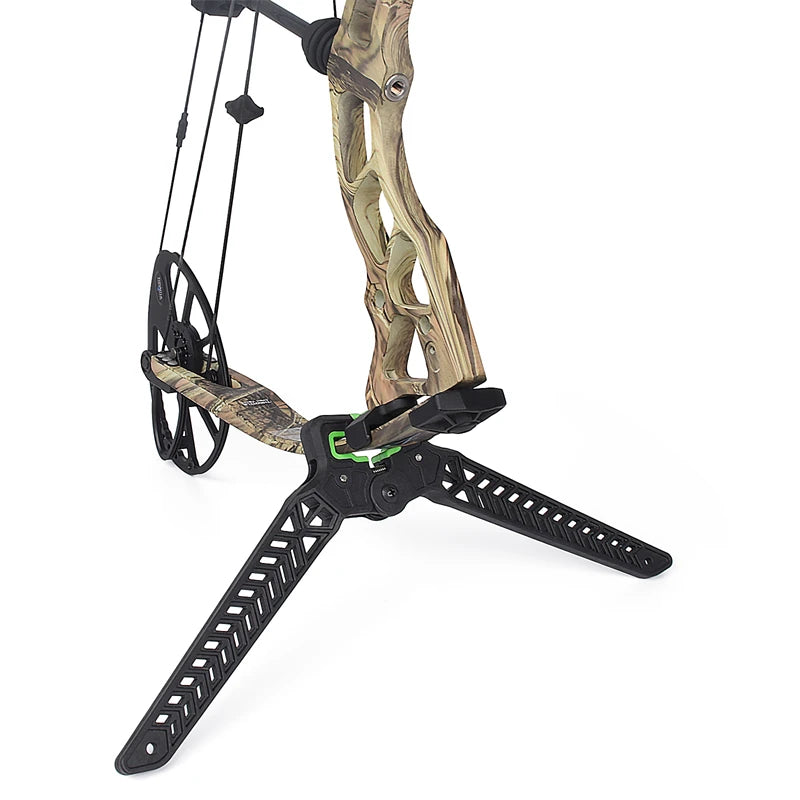 1Pc 18/22cm Bow Stand Archery 3D Shoot Range Compound Bow Holder Kick Stand Target Hunting Shooting Outdoor Sport