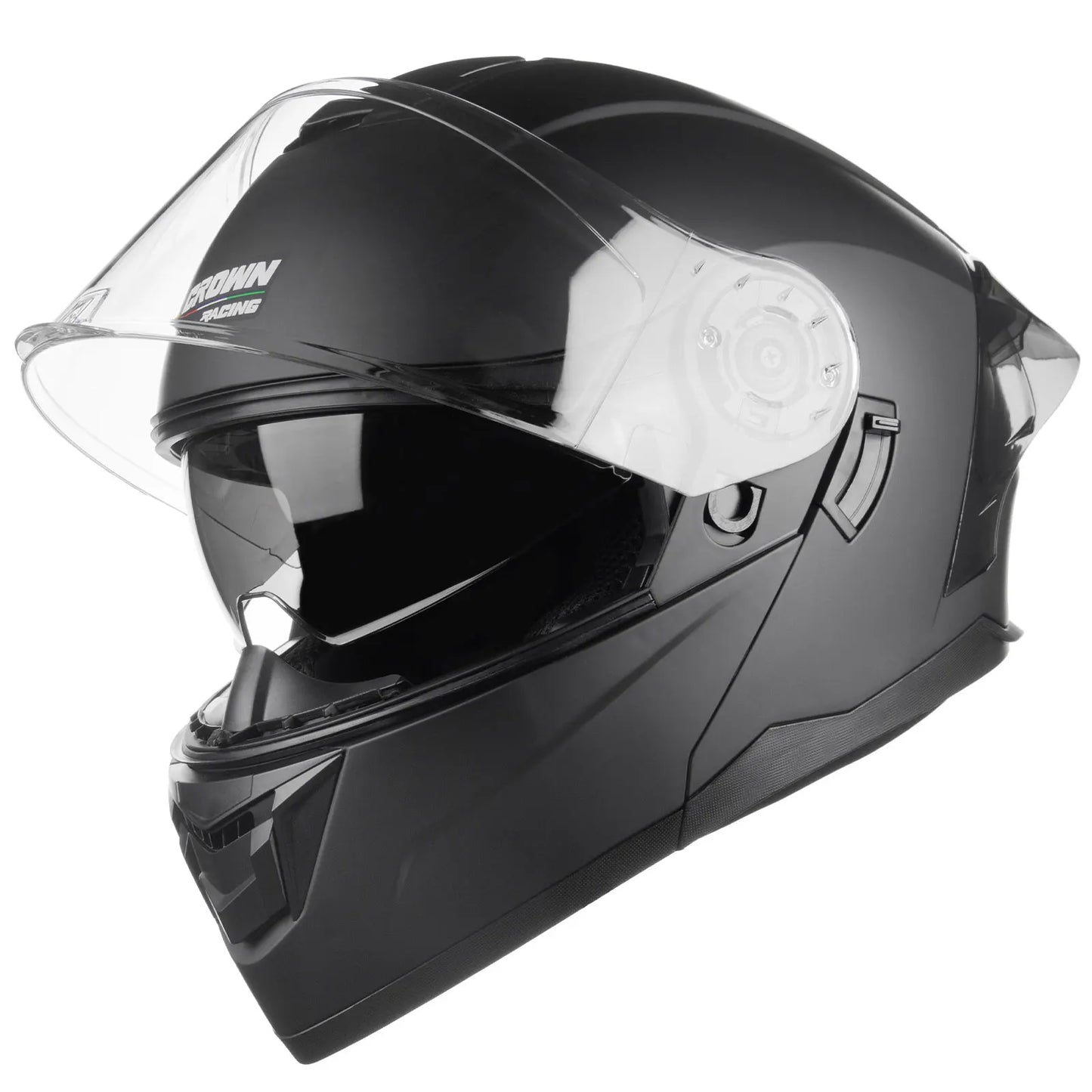 Crown Racing Modular Flip Up Motorcycle Helmet With DOT Certification