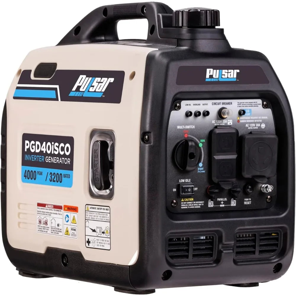 Ultra Quiet Portable Gas Inverter Generator 4000W Peak