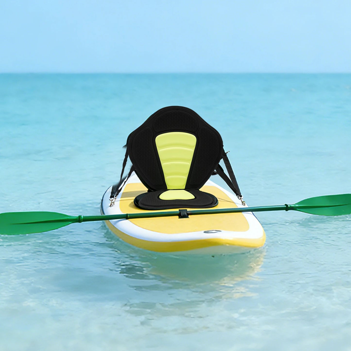 Ergonomic Padded Paddle Board Seat With Adjustable Backrest