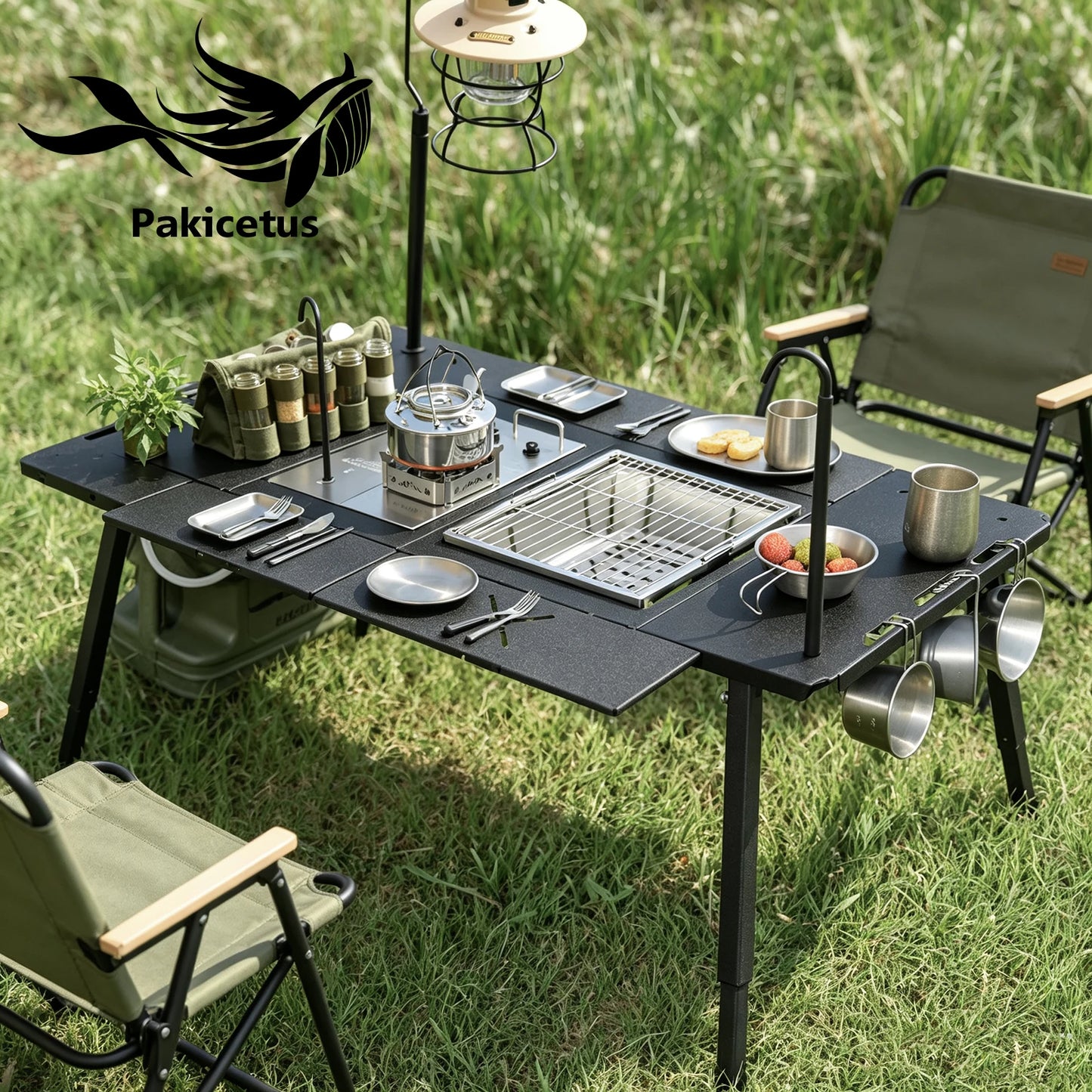 Pakicetus Portable Folding Outdoor Camping Table For Hiking Trips