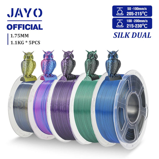 Jayo Premium 3D Printer Filament PLA Plus ABS PETG Silk