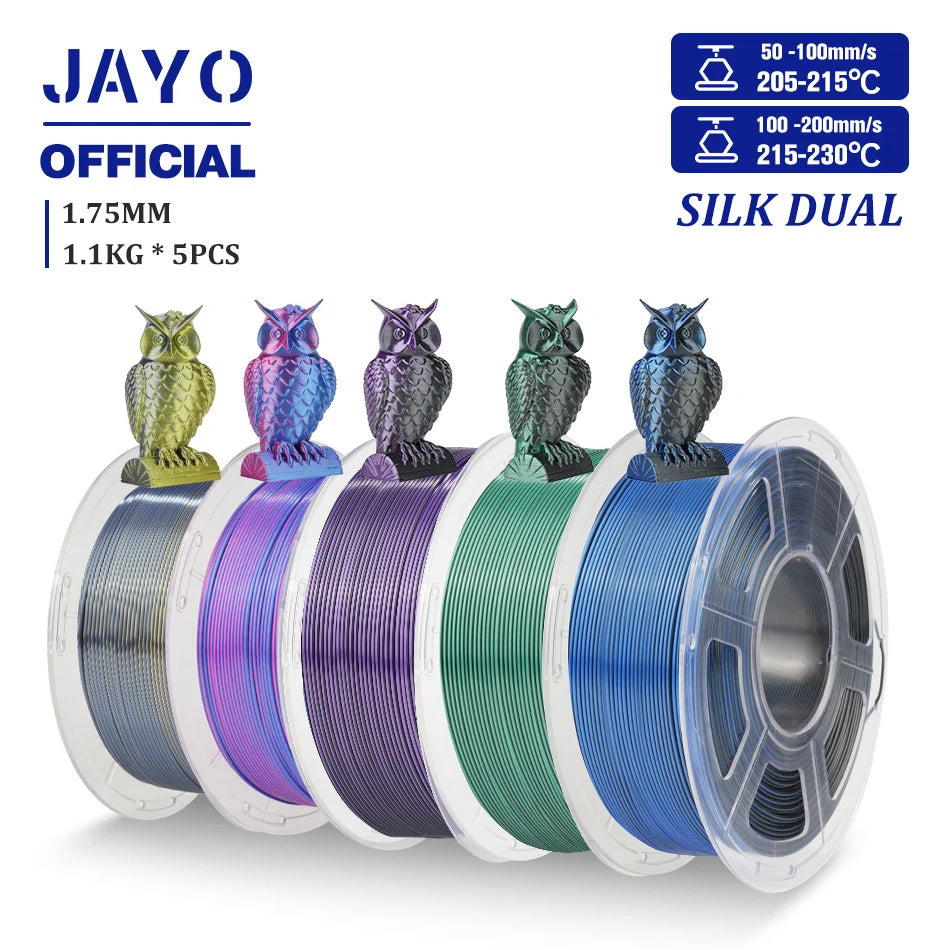 JAYO Premium PLA Filament For 3D Printing Low Shrinkage