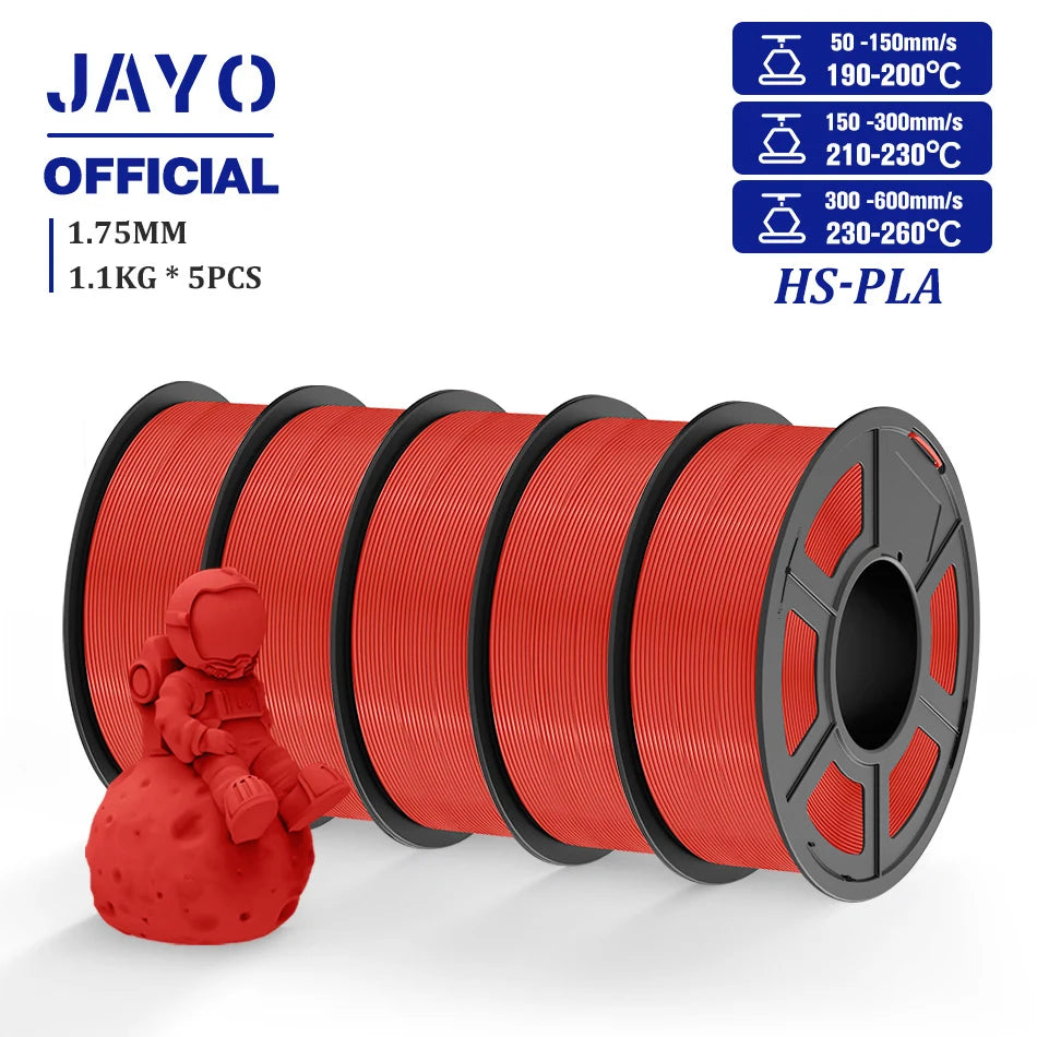 Jayo Premium 3D Printer Filament PLA Plus ABS PETG Silk