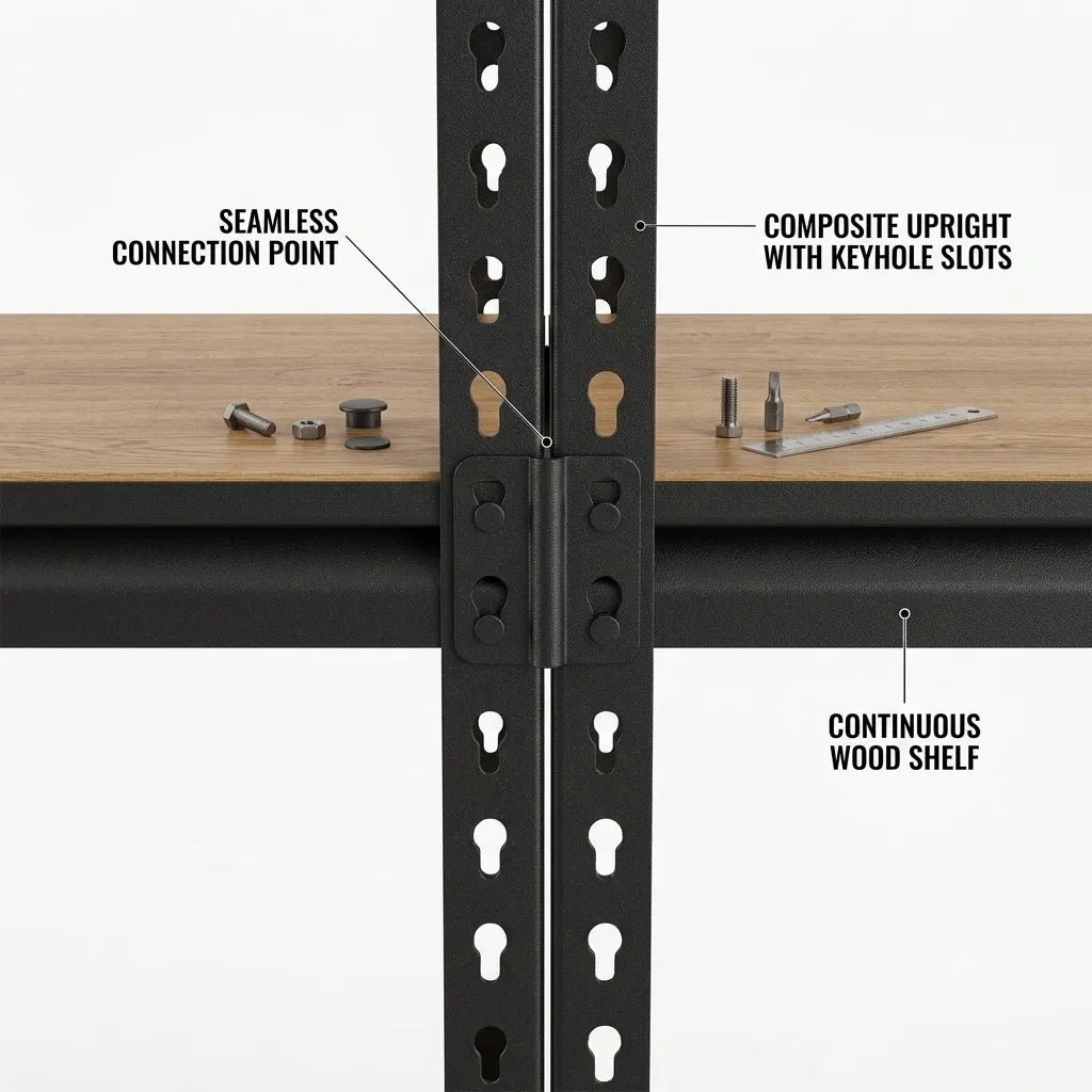 Heavy Duty Adjustable Metal Storage Shelving Rack System