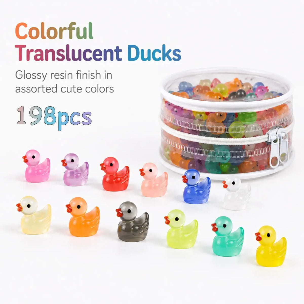 Glow In The Dark Duck Aquarium Decorations For DIY Aquascapes