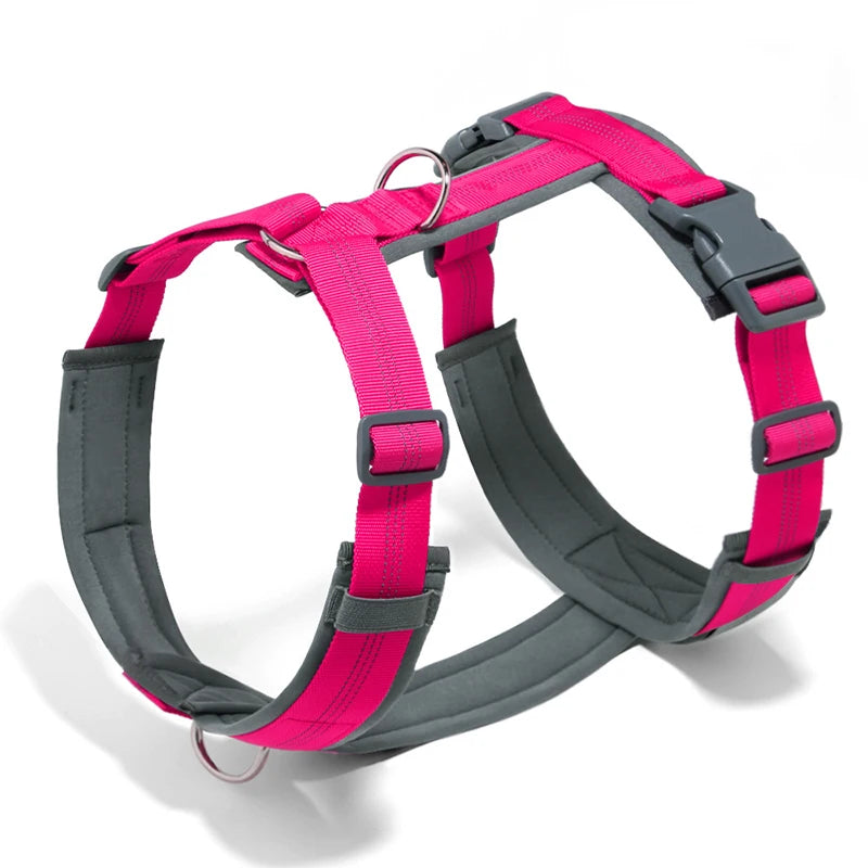 MeowVista Adjustable Nylon Reflective Dog Harness Vest