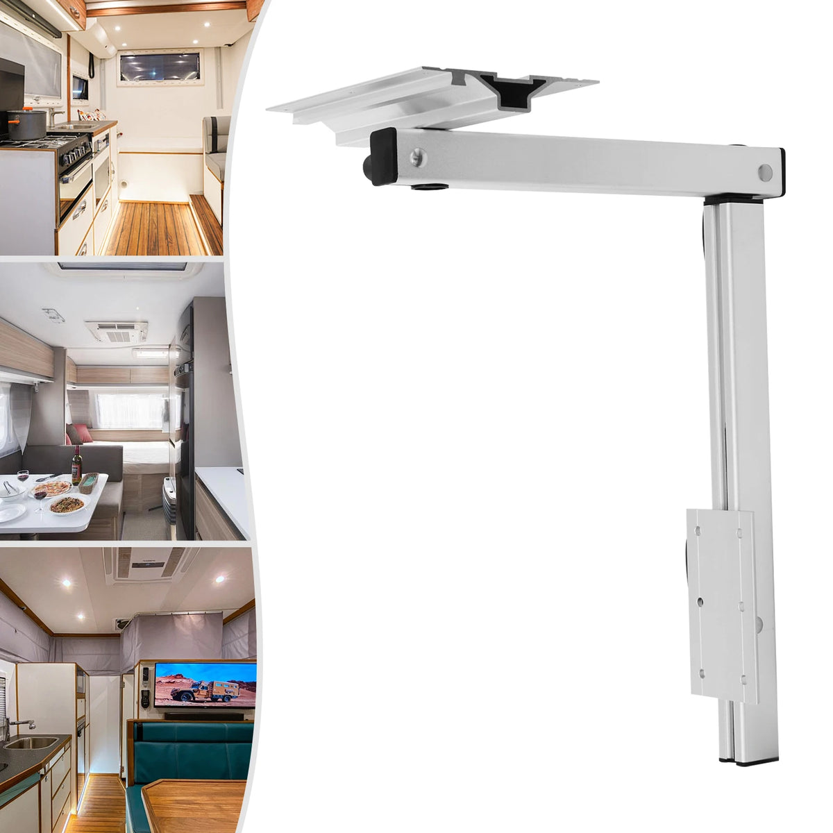Bymaocar Adjustable Aluminum Telescopic Table Leg For Rv And Yacht