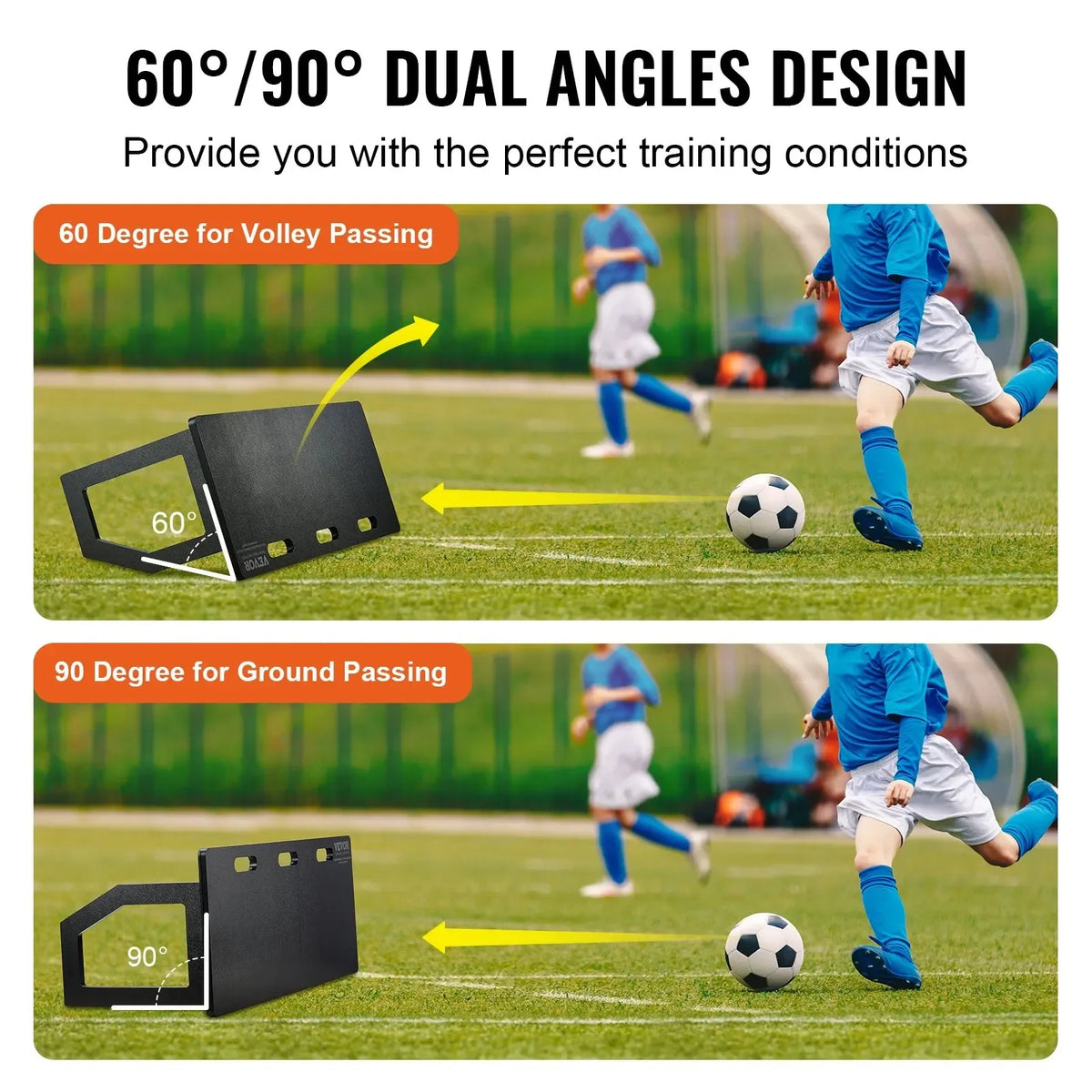 SIHAO Portable Foldable Soccer Rebounder Board Training Equipment