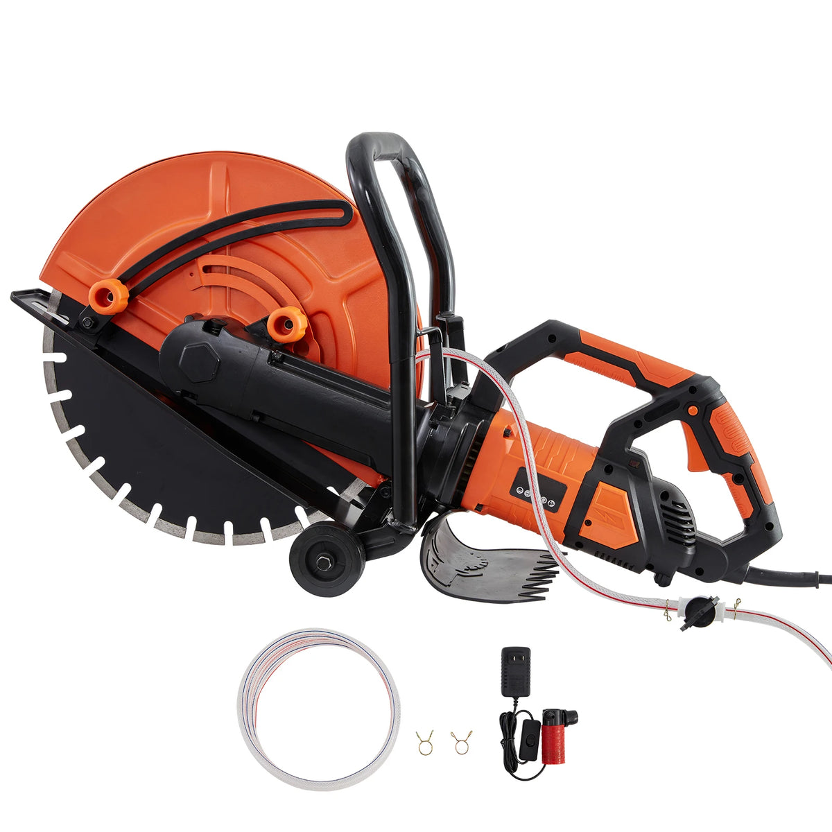 SucceBuy 3200 Watt Electric Concrete Saw With Adjustable Cutting Depth