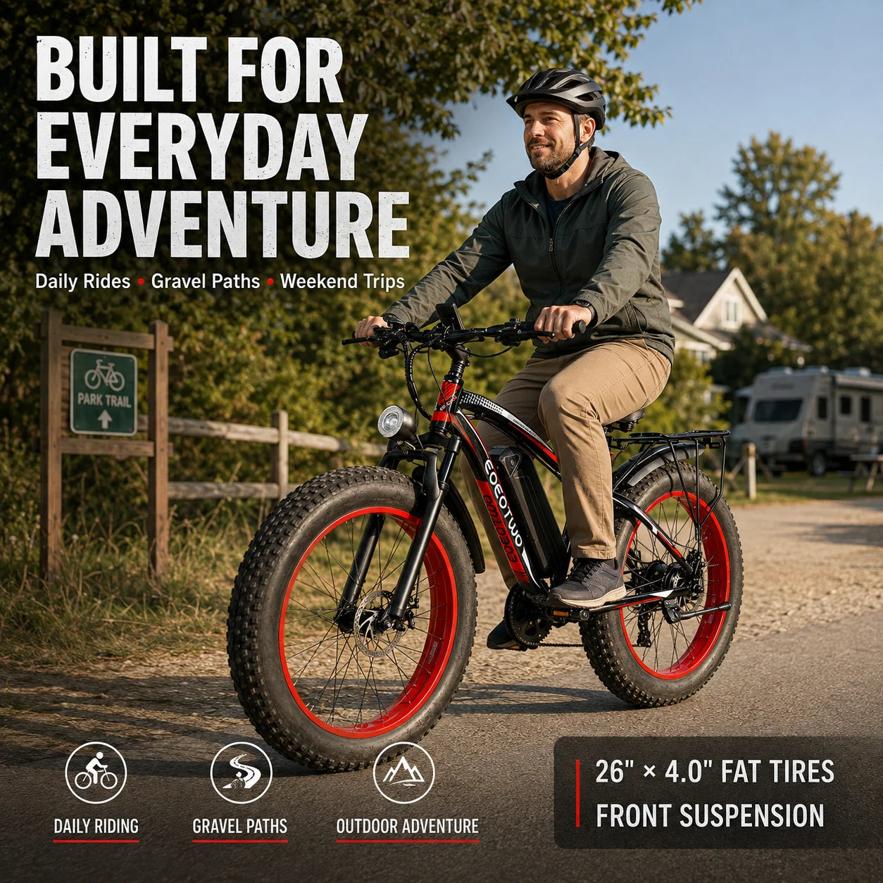 EOEOTWO Electric Bike For Adults 1000W Motor 48V Battery