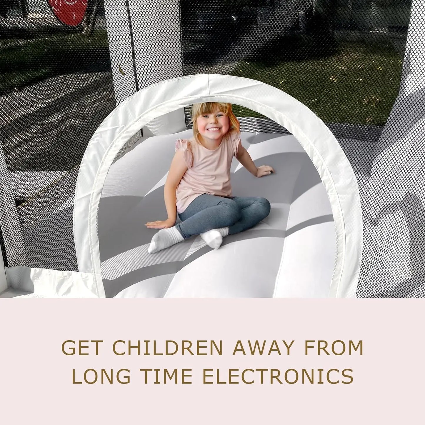 Vancen Inflatable Bounce House With Blower For Kids