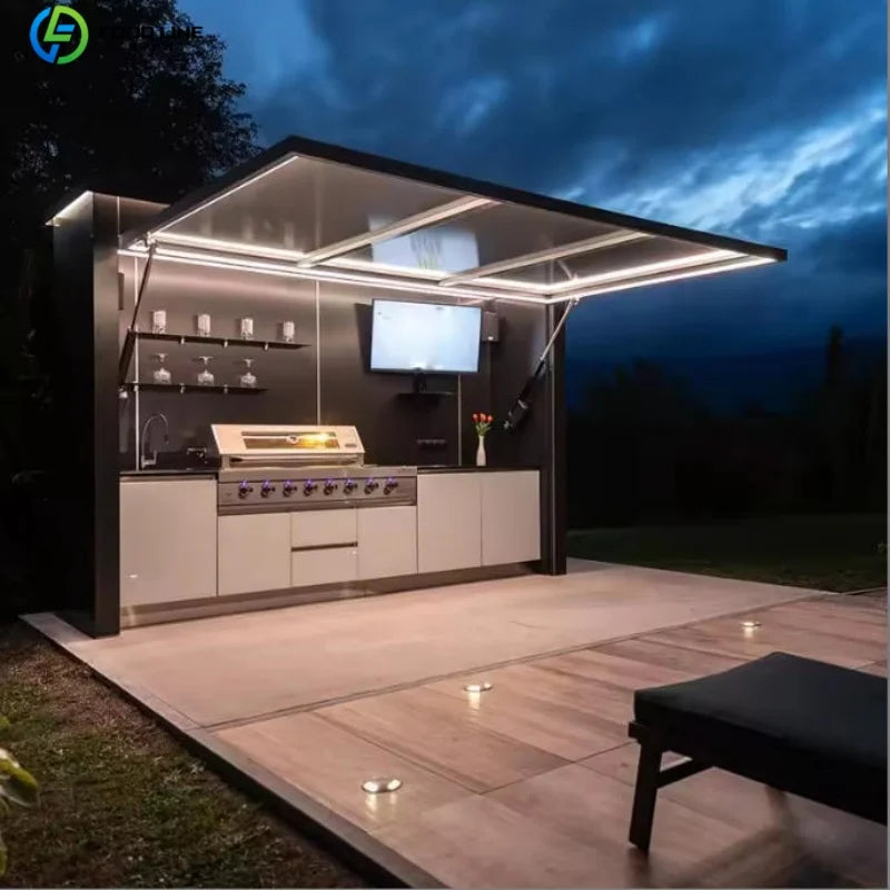 Foodline Modular Outdoor Kitchen BBQ Island Stainless Steel Cabinets