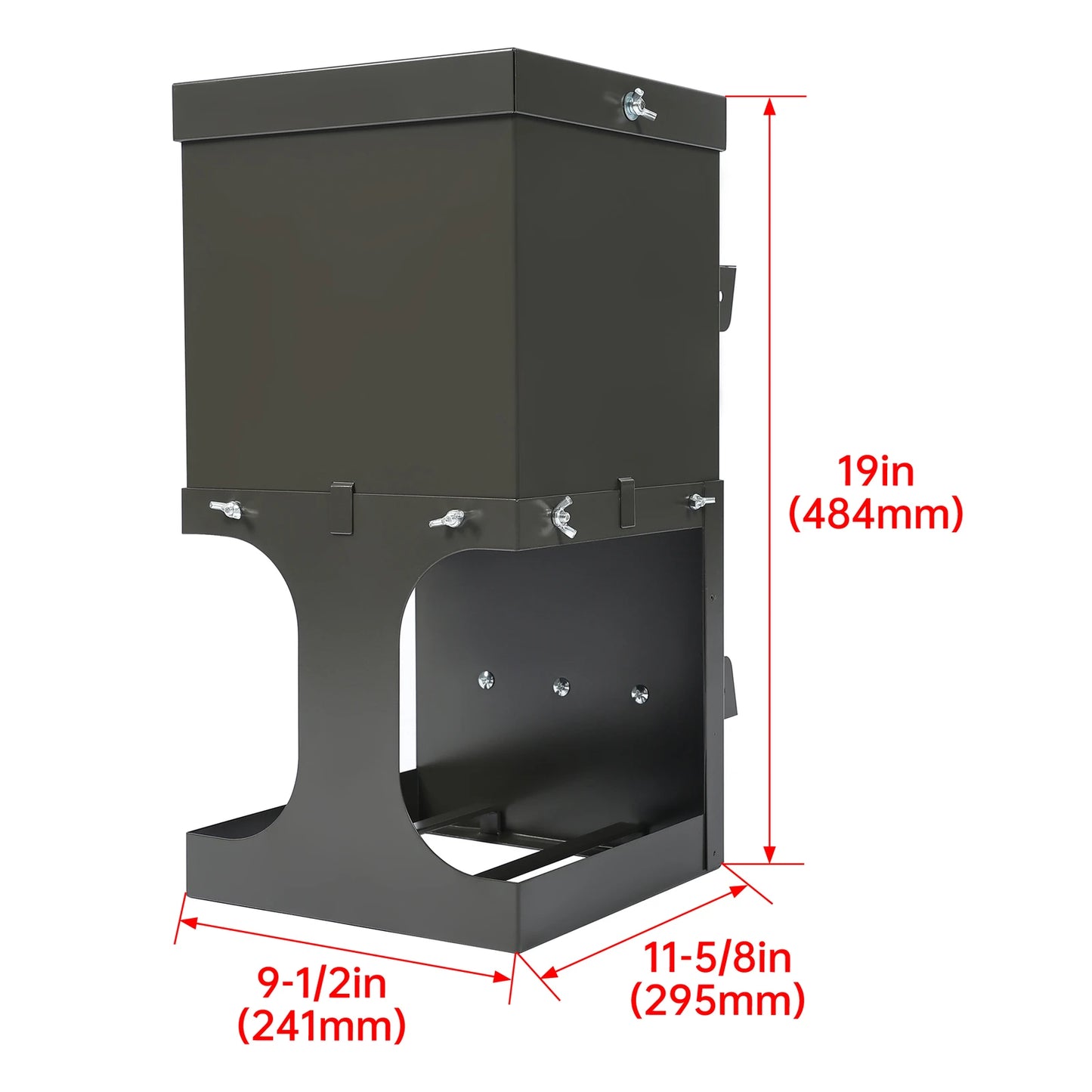 Heavy Duty Dual Block Deer Wildlife Farm Animal Feeder