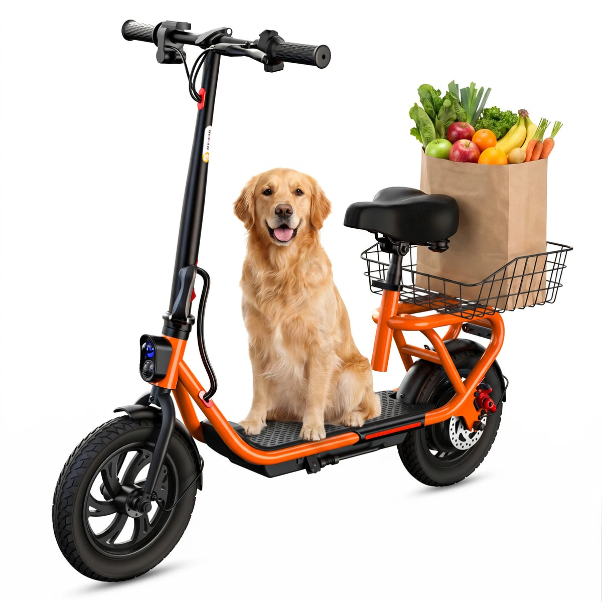 TST C10 Folding Electric Scooter For Adults With Seat