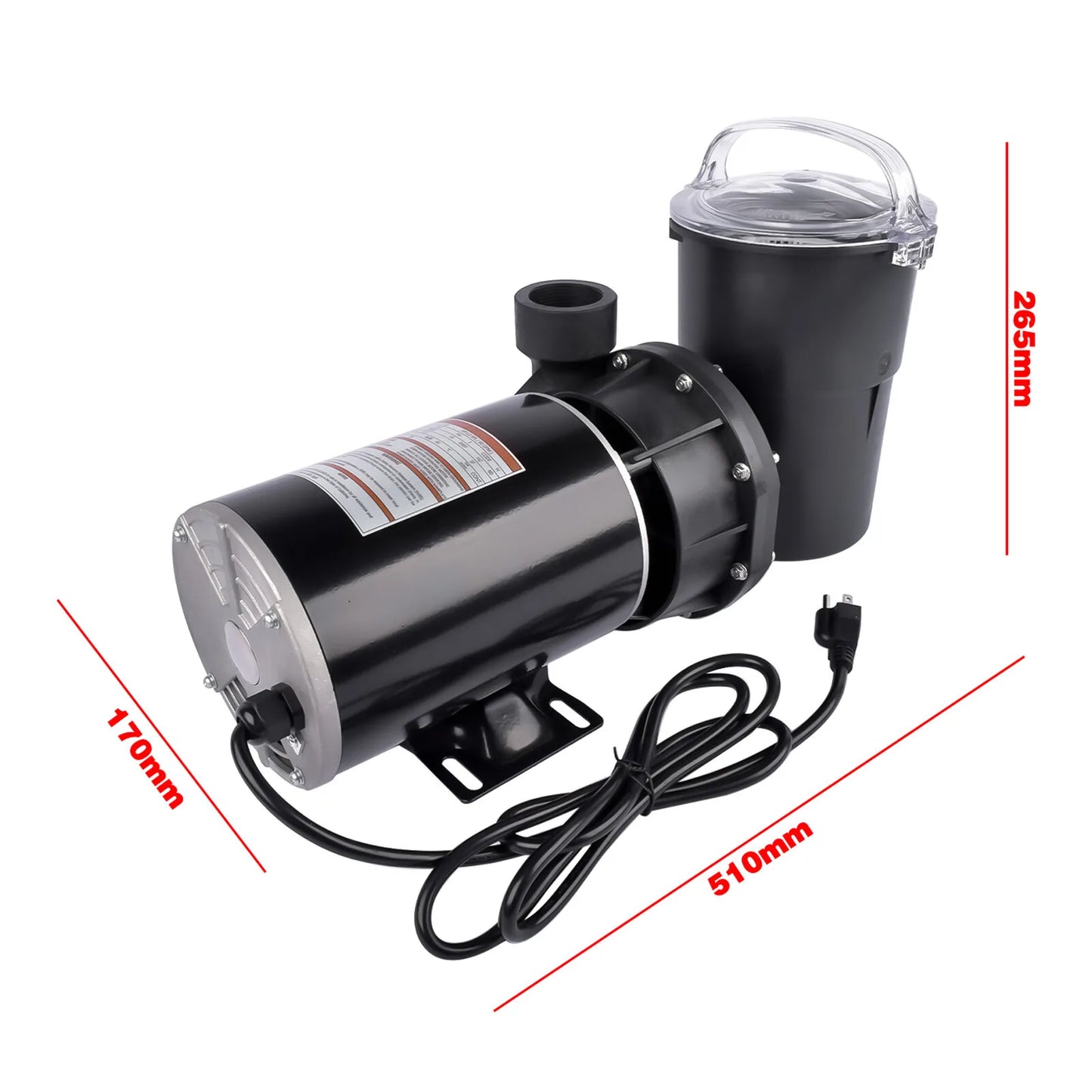 AP01 For Hayward Power Flo Pool Pump above-ground pools 1HP 115V Swimming Pool Pump W3SP1580