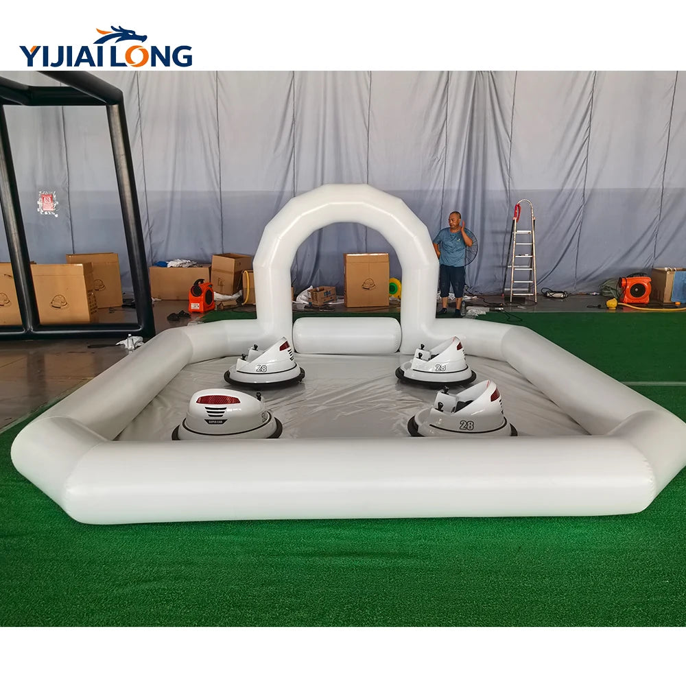 Commercial Heavy Duty Inflatable Bumper Car Arena For Parties