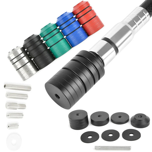 Stabilizer Counterweight Kit Stainless Steel Balance Bar for Compound Recurve Bow Hunting Target Shooting Practice