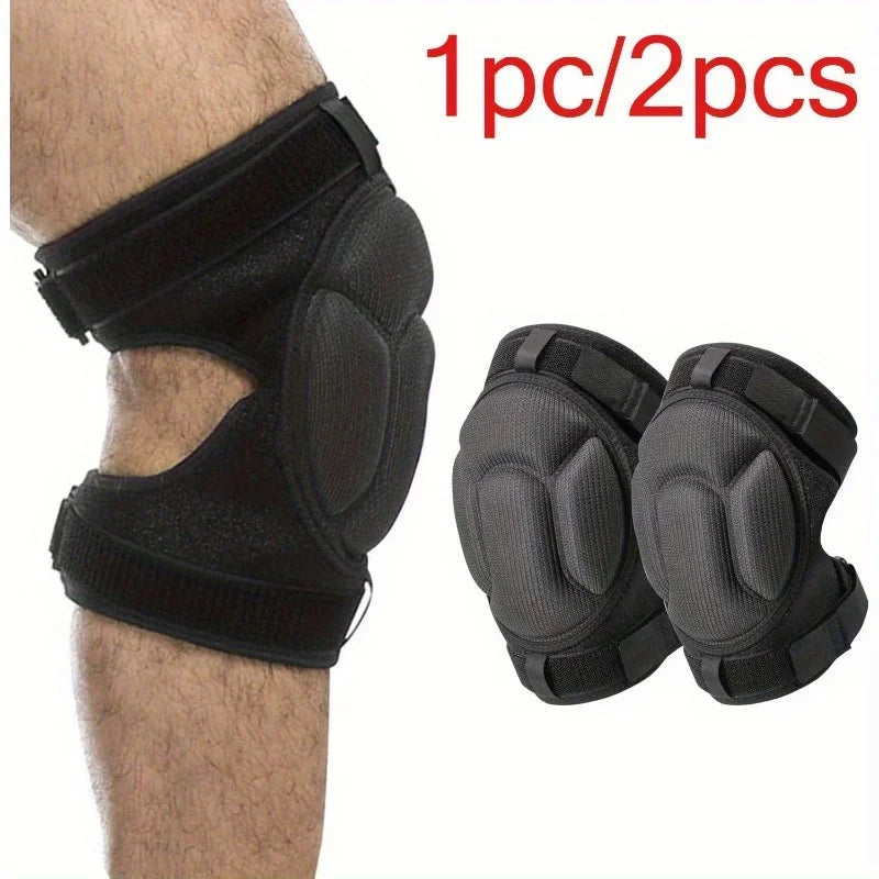 EVA Knee Pads with Adjustable Straps for Gardening and Cleaning