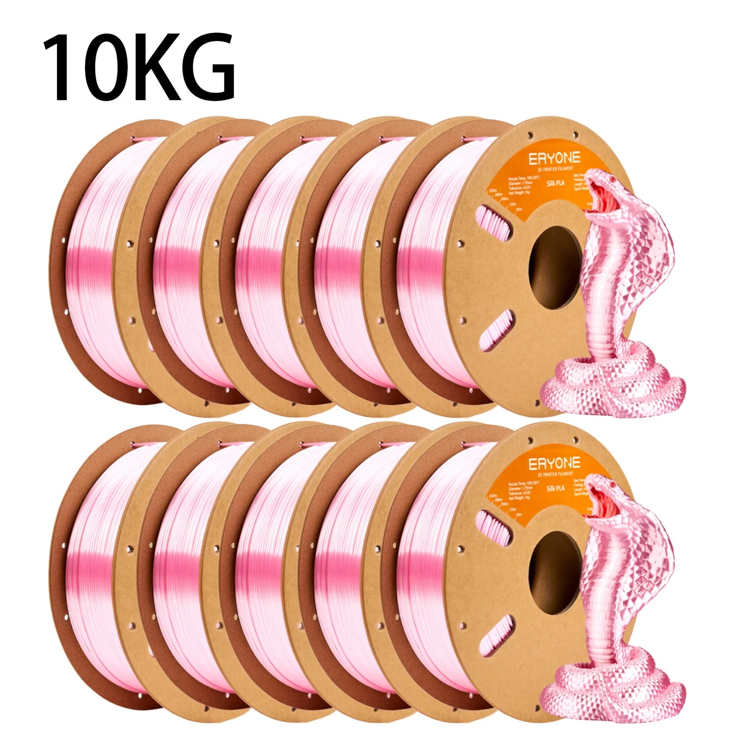 Eryone Silk PLA 3D Printer Filament Premium Shiny Finish