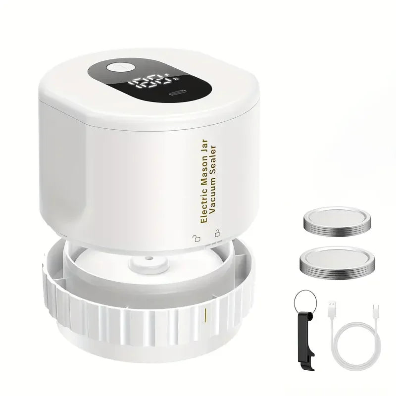 Automatic Electric Mason Jar Vacuum Sealer For Food Preservation