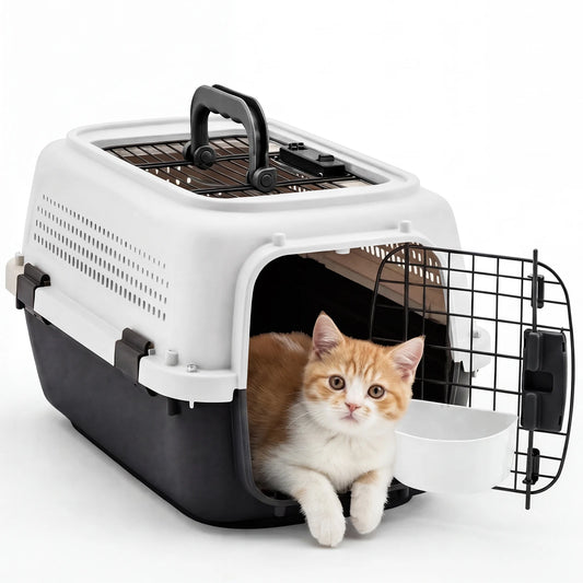 Portable Pet Carrier For Small Dogs With Top Access Door