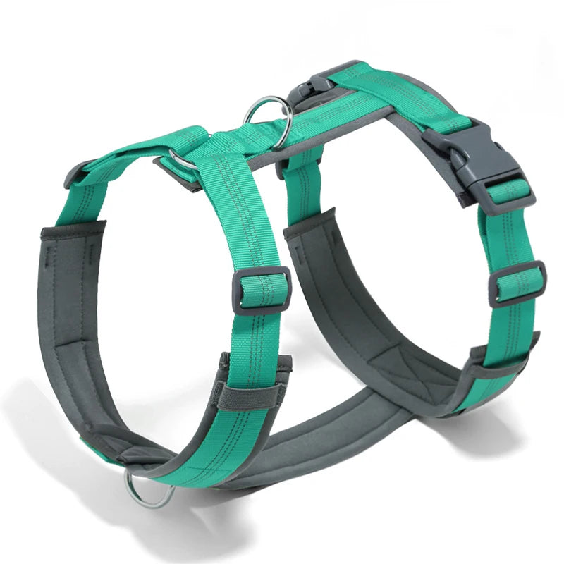 MeowVista Adjustable Nylon Reflective Dog Harness Vest