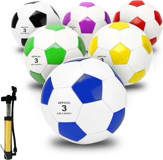 Machine Stitched Soccer Balls With Pump For Youth Training
