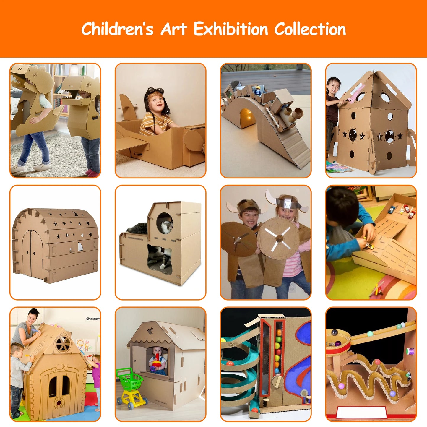 DIY Cardboard Construction Tool Kit For Kids Creative Building Projects