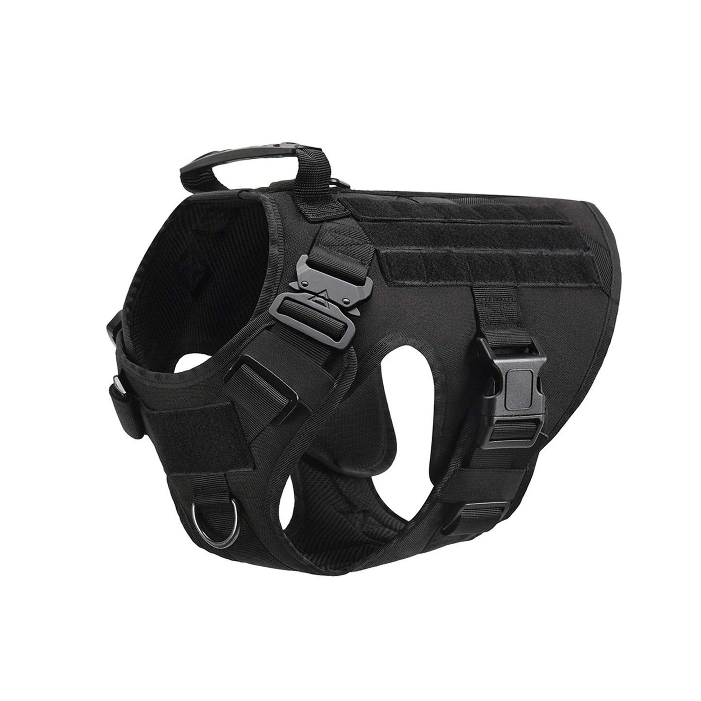 Petavel Tactical Dog Harness With Quick Release Padded Molle Vest