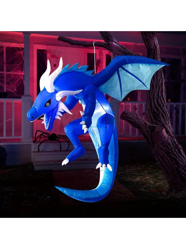 Halloween Dragon Inflatable Outdoor Lighted Yard Decoration