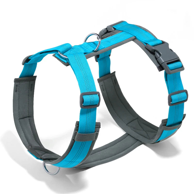 MeowVista Adjustable Nylon Reflective Dog Harness Vest