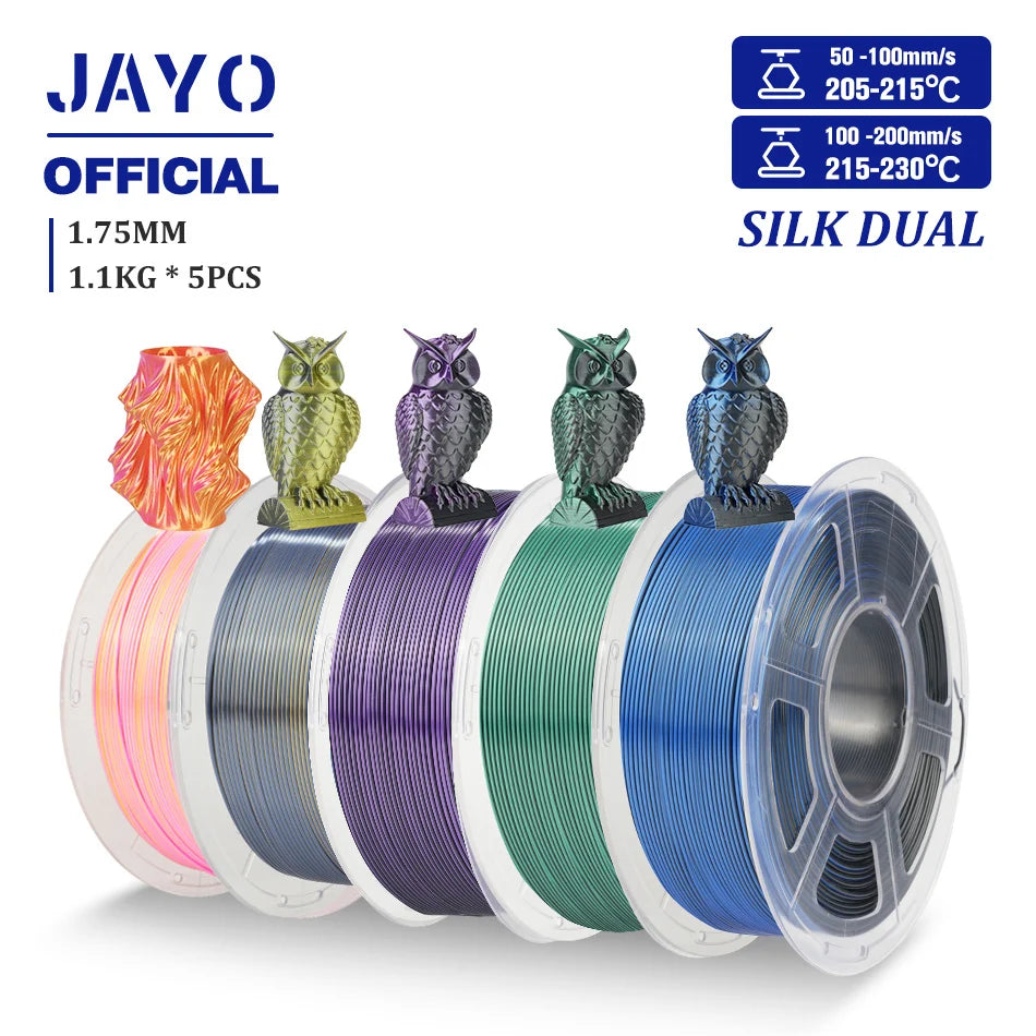 JAYO Premium PLA Filament For 3D Printing Low Shrinkage