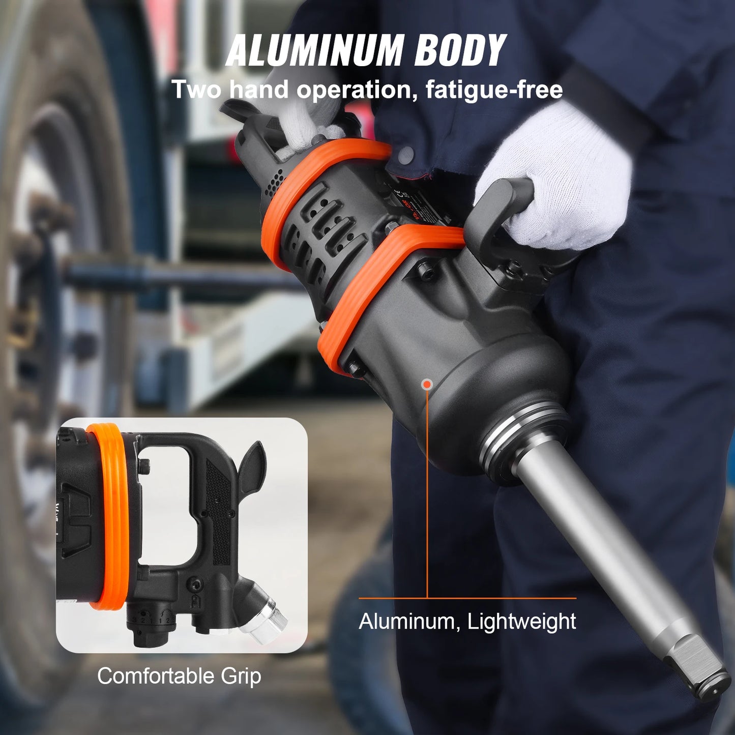 SucceBuy Heavy Duty Air Impact Wrench With Reverse Function