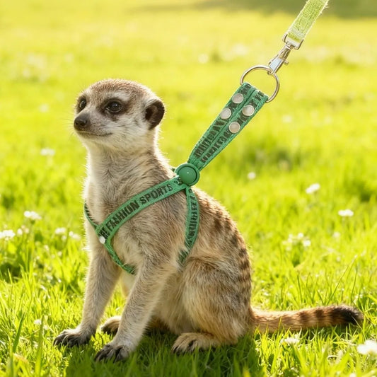 Adjustable Escape Proof Pet Harness And Leash For Small Pets