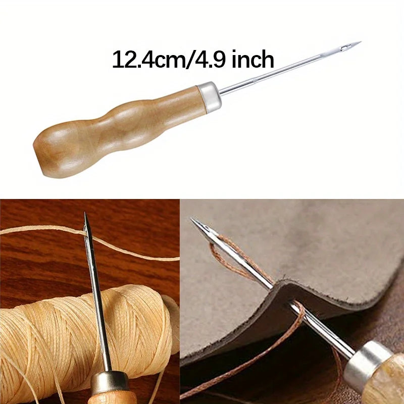 Leather Hand Stitching Awl And Craft Hole Punch Sewing Tool