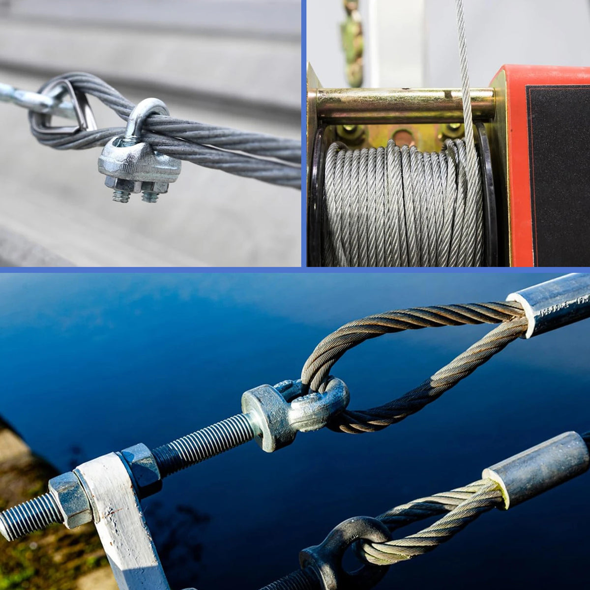 Stainless Steel Aircraft Wire Rope Heavy Duty Winch Cable