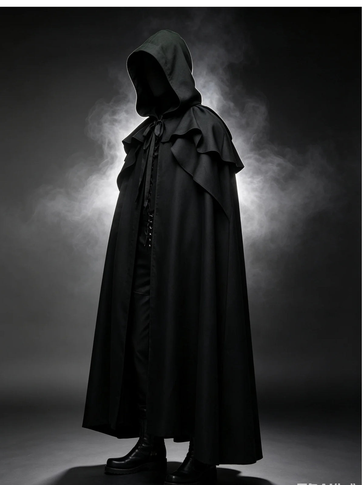 Medieval Hooded Cloak Cape for Ranger Wizard Cosplay Costume