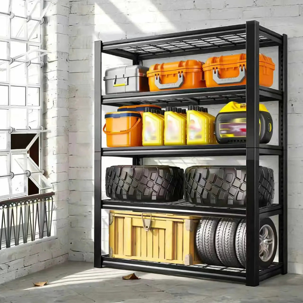 Commercial Grade Adjustable Metal Industrial Storage Shelving Rack
