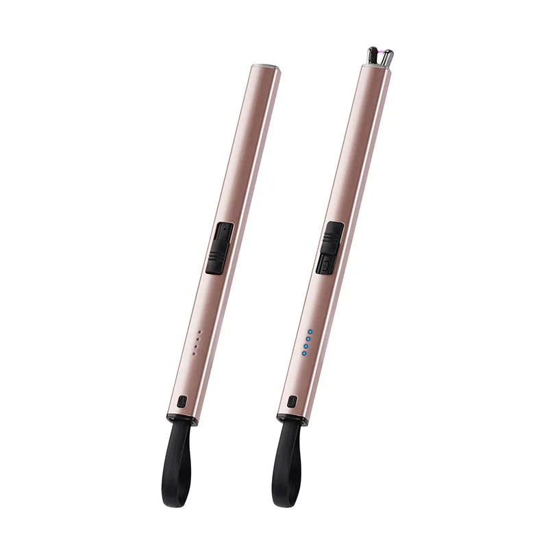 Portable Rechargeable Electric ARC Lighter Metal for Gas Stove BBQ Ignition Kitchen Candle Ideal for Outdoors Camping