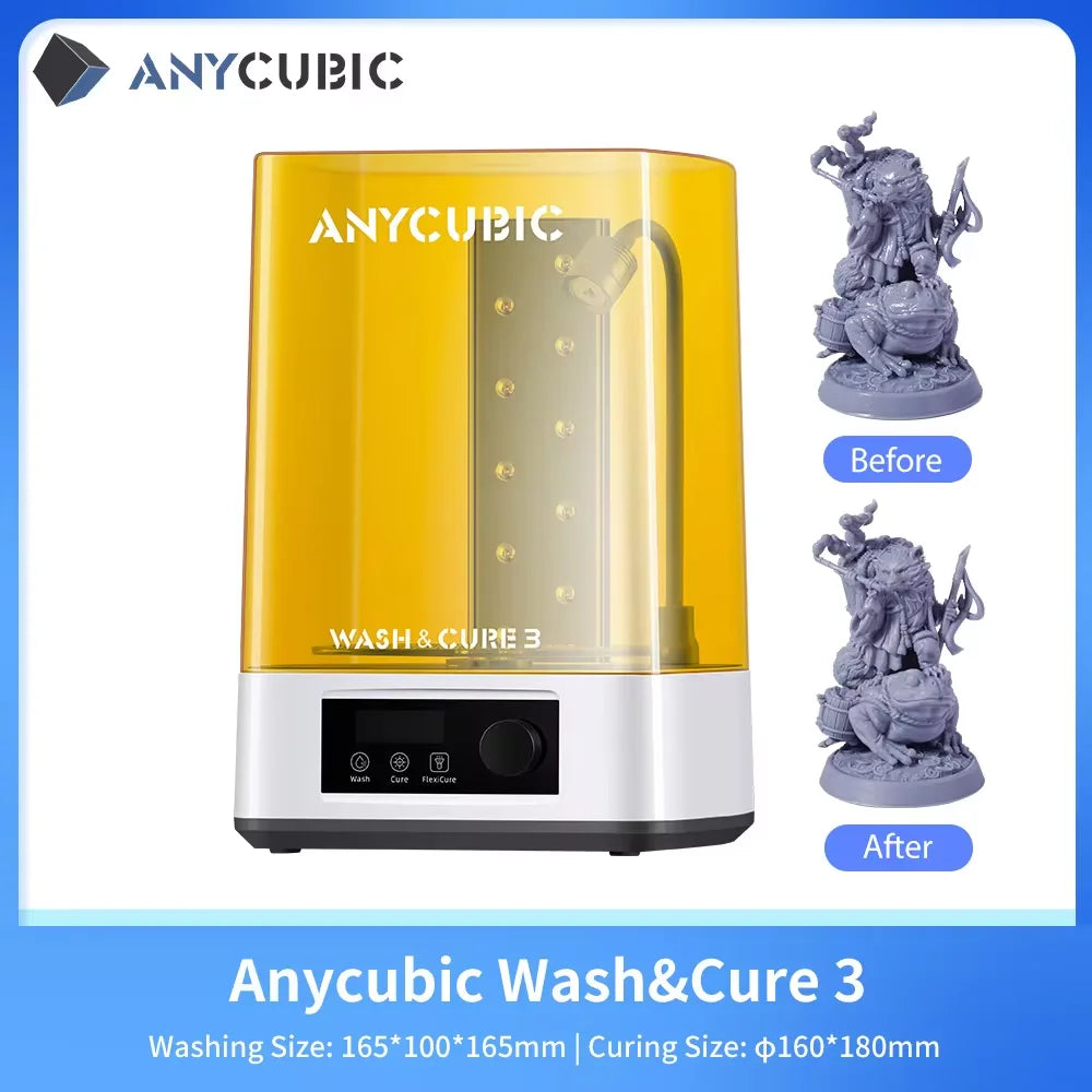 Anycubic Wash And Cure 3 Resin Washer And Curing Device