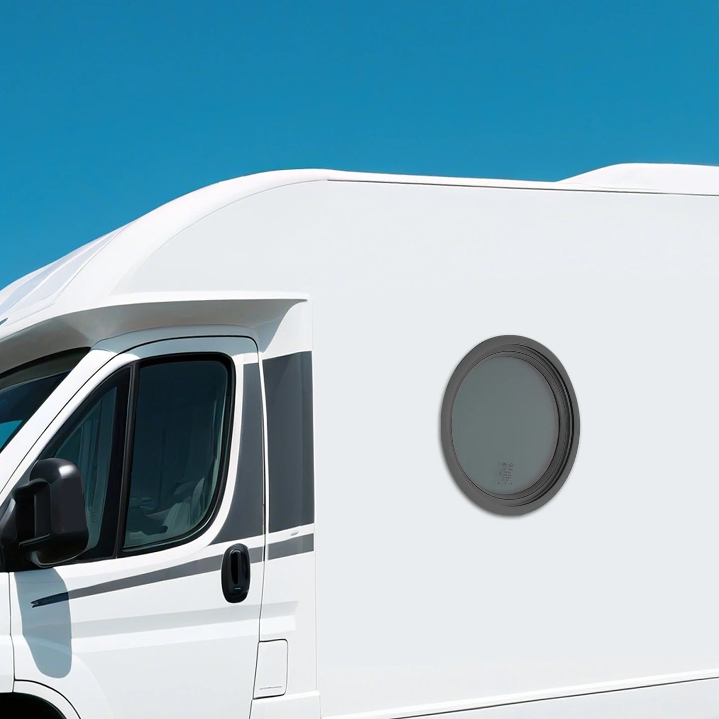 Bymaaocar Fixed RV Window With Tempered Glass And Aluminum Frame