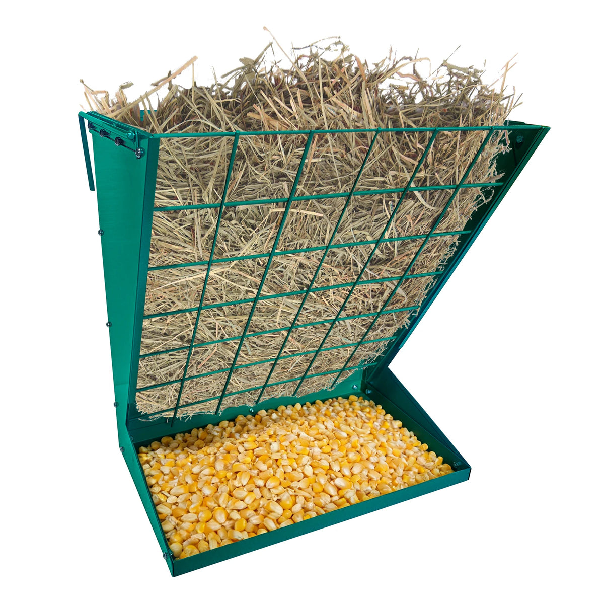 Wall Mounted Metal Hay And Grain Feeder For Livestock