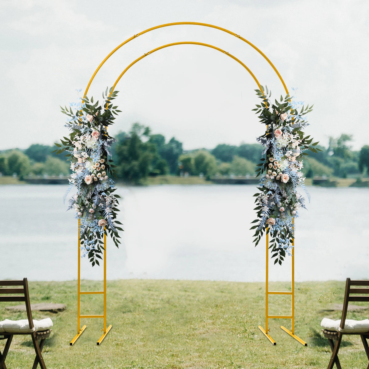 Metal Wedding Arch Backdrop Stand For Garden And Events