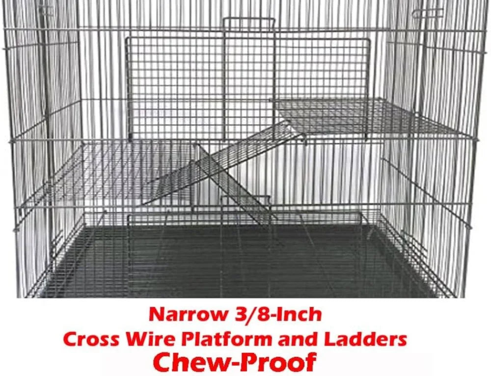 Multi Level Collapsible Metal Travel Cage For Small Animals