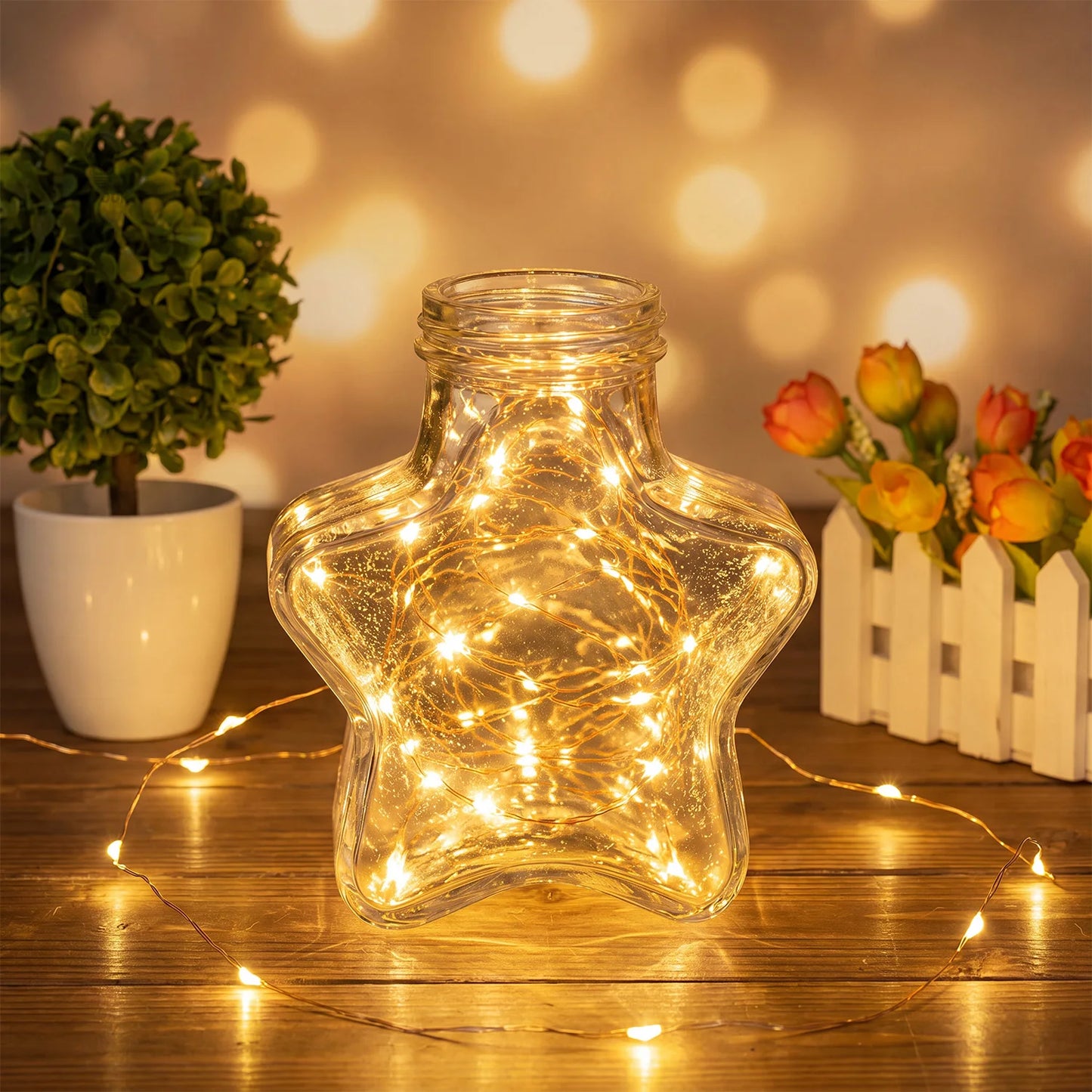 Ledoor Battery Powered String Fairy Lights Wedding Decor