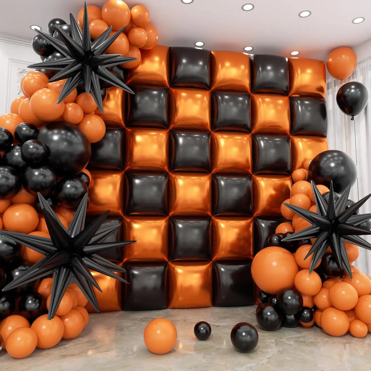 Double Sided Square Foil Balloon Garland Arch Kit Decor